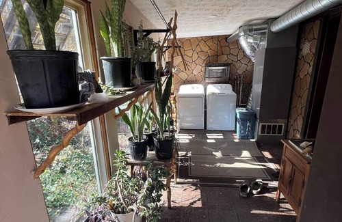 Wakefield House | Rustic home in the woods with Central HVAC, walk around porch, & wifi