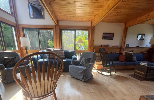 Deer Isle House | Rustic home with guest houses along a private beach in Little Deer Isle, Maine.