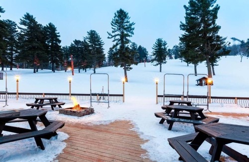 Iron Mountain Hotel | Rustic Room | Indoor Swimming Pool and Mountain Views | Pets are Welcome