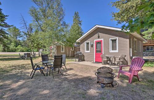 Suttons Bay House | Rustic Suttons Bay Cottage Shared Dock and Fire Pit