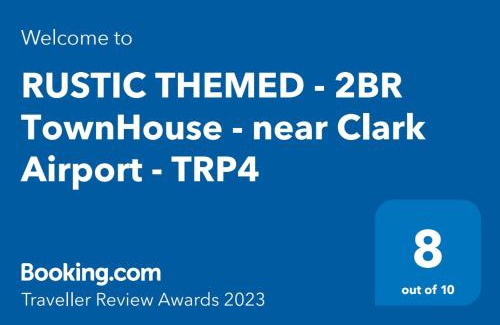 Clark Apartment | RUSTIC THEMED - 2BR TownHouse - near Clark Airport - TRP4