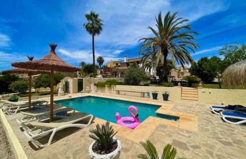 Fustera House | Rustico Appartment 'Olta' in finca, see-and garden side