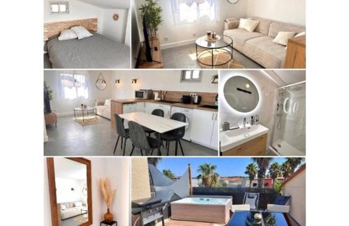 Canet-en-Roussillon Apartment | Sérénité - Superbe Terrasse et Jacuzzi !
