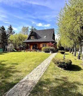 Osieczany Ski Chalet | Sękata Chata - drewniany domek z jacuzzi