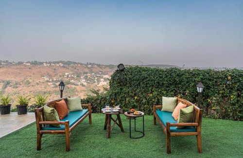 Mahabaleshwar Villa | SaffronStays A Vantage, Panchgani - A Pyramid Shaped Unique Luxury Villa With Infinity Valley Views