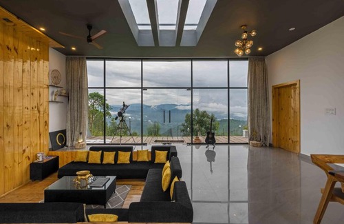 Khatoli Villa | SaffronStays Glasshouse Celeste, Ranikhet - luxurious glass villa with breathtaking views