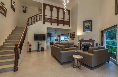 Paud Villa | SaffronStays Kaleidoscope, 4BR heated pool villa in Mulshi