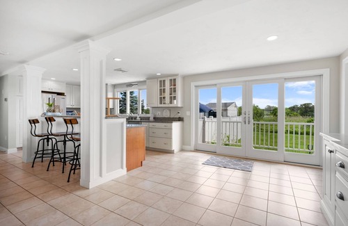 Sagamore Beach House | Sagamore Beach just across the street from this gorgeous home with private heated pool