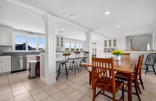 Sagamore Beach House | Sagamore Beach just across the street from this gorgeous home with private heated pool