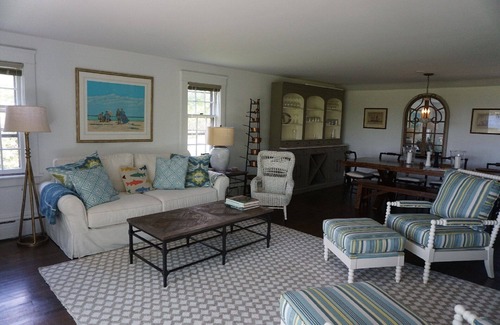 Little Compton House | Sakonnet Point water view home with 8 minute walk to idyllic private beach
