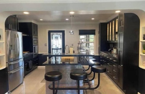 Rolando Village Villa | San Diego Villa with Huge Backyard, Hot Tub, Fire Pit, Grill, Outdoor TV & Bar