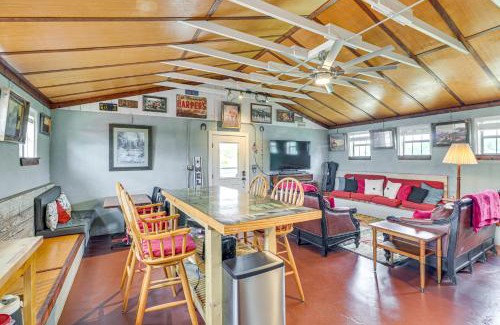 Martindale House | San Marcos River Hideaway with Game Room and Fire Pit