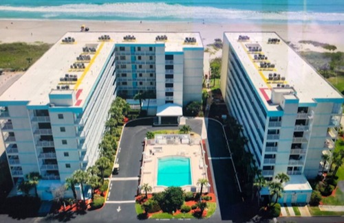 Cocoa Beach Condo | Sandcastles 2 Bedroom North facing balcony! 6th Floor ocean views! Superb!