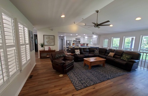 Garfield House | Sandman's-Private Lakefront-Very Nice Home; Beautiful Yard; Playground for Kids