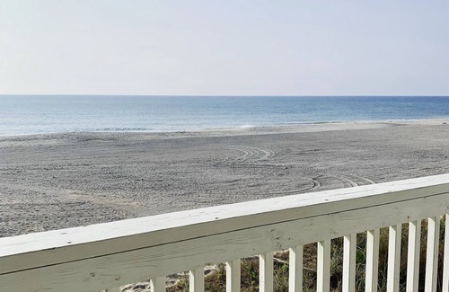 Kure Beach Condo | Sandy beach on the beach