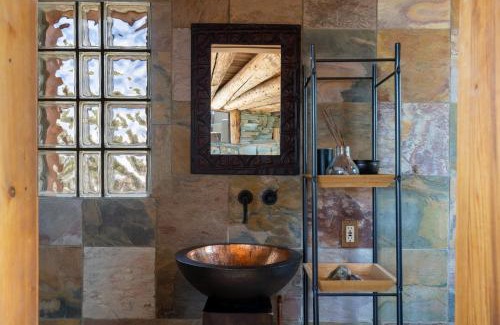 Santa Fe House | Santa Fe Ridgetop Retreat With 2 Hot Tubs and Views