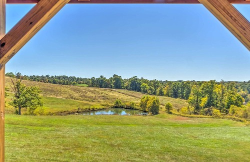 Cub Run Cabin | Scenic Retreat w/ Ponds, Waterfall, Cave & More!