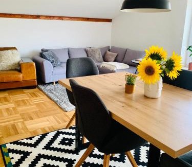 Herbertingen Apartment | Schöne, große Ferienwohnung direkt am Donauradweg & Keltenstadt Heuneburg