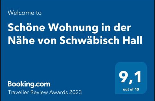 Rosengarten Apartment | Schöne Wohnung in der Nähe von Schwäbisch Hall