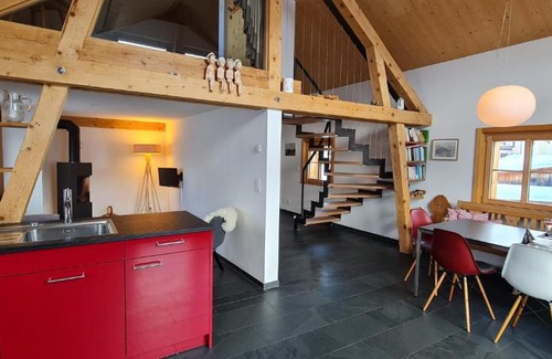 Ftan Apartment | Schönste Ferienwohnung mit Panoramablick in Ftan im Unterengadin