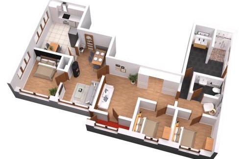 Barental Apartment | Schwarzwald Residenz - Villa Hubertus