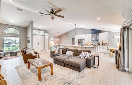 Orlando House | Screened Lanai + Fenced Yard: Luxe Orlando Home