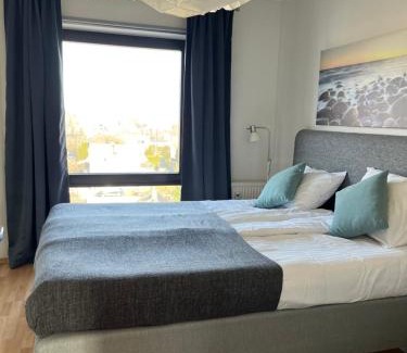 Beach Area Apartment | Sea and city view apartment with sauna and balcony