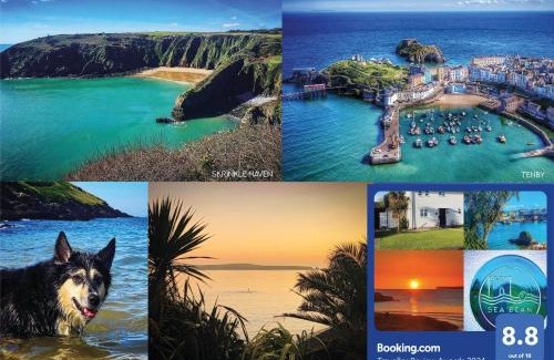 Lydstep House | Sea Bean 2 Bedroom House Manorbier Tenby Pet Friendly