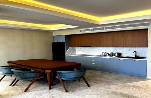 Nardaran Apartment | Sea Breeze Resort, Beachfront apartment with balcony and sea view