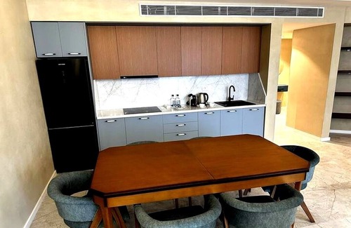 Nardaran Apartment | Sea Breeze Resort, Beachfront apartment with balcony and sea view