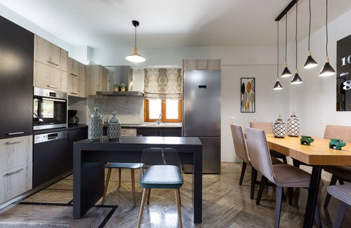 Tria Monastiria Villa | Sea & city views, short drive to beach & shops, heated pool and ping pong!