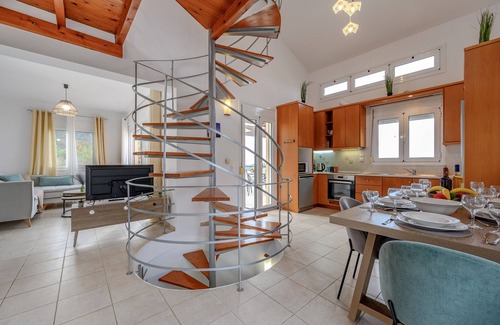 Drosia Villa | Sea Crest,pool,Sea view,Near beach & tavern