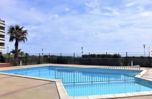 La Cote Radieuse Apartment | Sea Front Ground Floor Apartment. Large terrace, pool, air con.