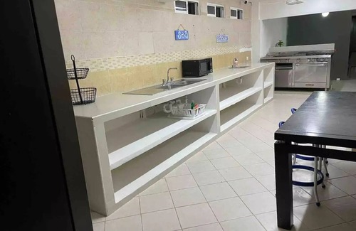 Chicxulub Puerto House | Sea front, white sand, pool, Family, 4 Room, A/C