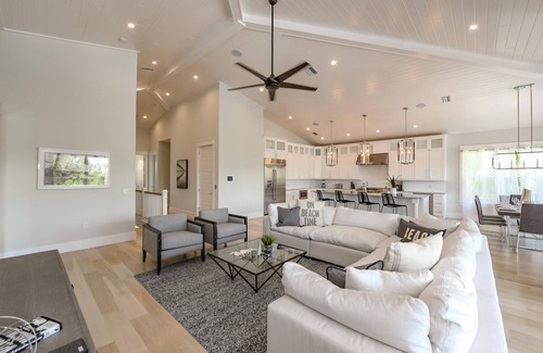 Anna Maria House | Sea La Vie Beach House - Luxury Home w/Pool, Spa, Dock & Canal Access on Anna Maria