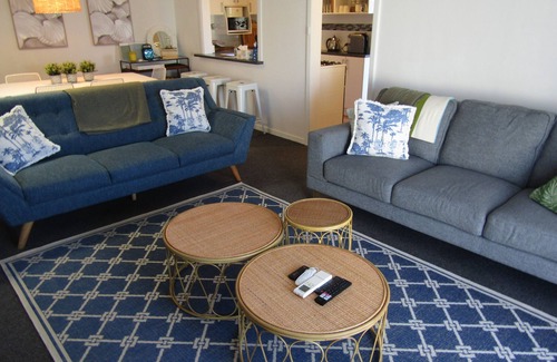 Dalrymple Apartment | Sea Salt Apartment Main - Short walk to beach! Free WiFi! newly decorated!