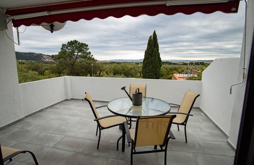 El Mas Bosca Apartment | Sea view, terrace 20 m2, WIFI, parking, barbecue and garden of 1000 m2.