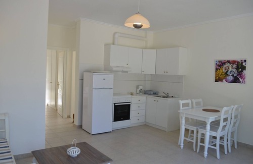 Nea Propontida Apartment | Seafront Holiday Home Dafni 2 on a Long Sandy Beach, GeoMare, Ground Floor