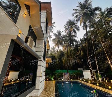 Alibaug Villa | SEAs THE DAY LUXURIOUS 5BHK VILLA 2min From Awas Beach With Huge Private Pool