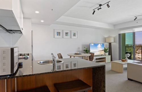Redcliffe Apartment | Seaside Escape with Pool, Balcony and Views