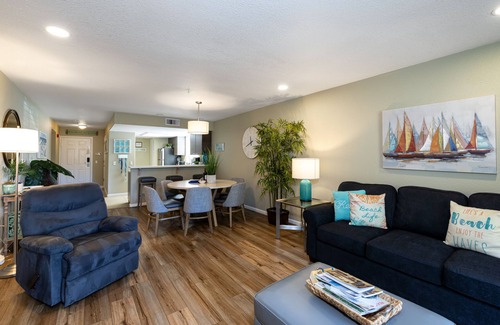 Rio del Mar Condo | Seaside Sanctuary: Stair-Free 2BR Villa, Ocean Views from 3 Patios