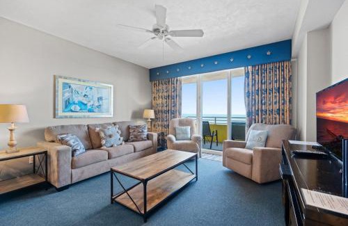 Daytona Beach House | Seaside Splendor! 1BR Oasis with Private Oceanfront Balcony at Wyndham Oceanwalk