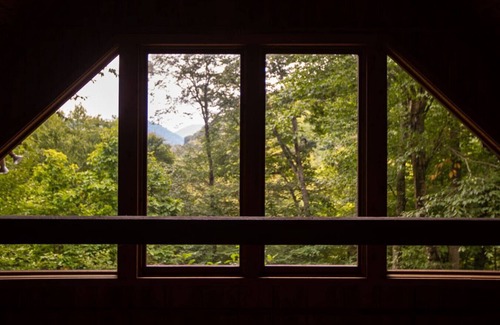 Wolf Laurel Cabin | Secluded Mountain Cabin w/Hot Tub, Firepit & View