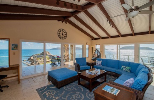 Virgin Gorda Villa | Secluded Oceanfront Caribbean Vacation Villa on Leverick Bay.
