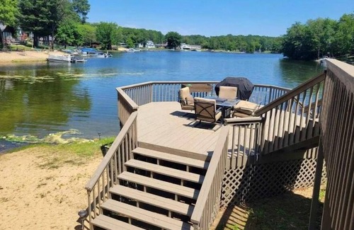 West Branch House | Secluded Peninsula with Panoramic Views on Lake Ogemaw!