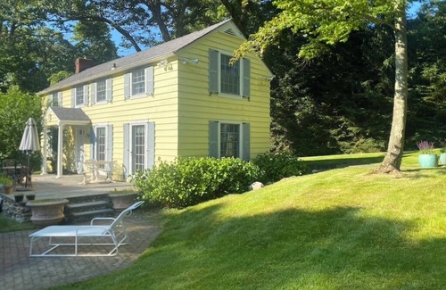 Laurel Hollow Cottage | Secluded, private woodland cottage with two bedrooms and stone patio for summer!