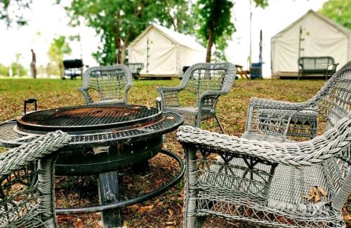 Prairie Lea Other | Secluded Safari Tent on the San Marcos River - An Adventurous Glamping Vacation near Kingsbury, Texas