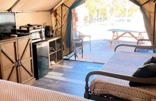 Prairie Lea Other | Secluded Safari Tent on the San Marcos River - An Adventurous Glamping Vacation near Kingsbury, Texas