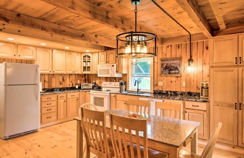Victory Cabin | Secluded VT Cabin w/Hot Tub, Pond, Trails and WiFi by Elevated Escapes Group