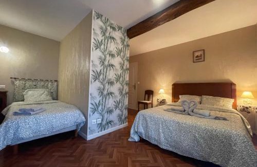 Chuffilly-Roche Bed & Breakfast | Sensation, chambre 2 lits pour 3 personnes, avec salle de bain privative